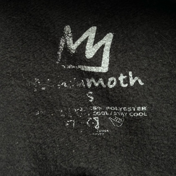 Mammoth Mountain Hoodie Ski Woolly Black Pullover Sweatshirt Spell Out Size S - Picture 9 of 9